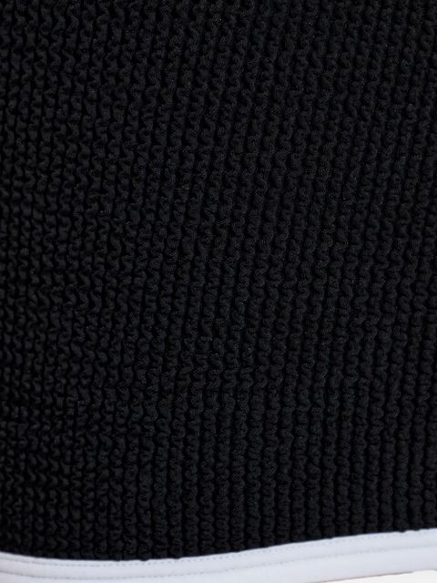 Hunza G Devyn crinkle skirt - Black