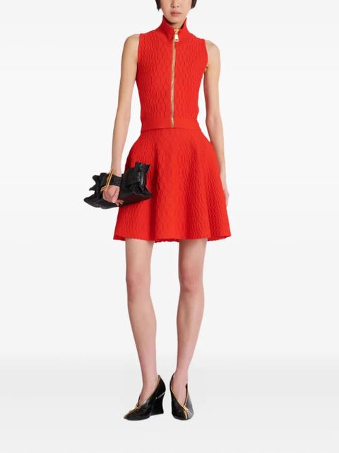 Balmain knit flared mini skirt - zdjęcie produktu nr 2