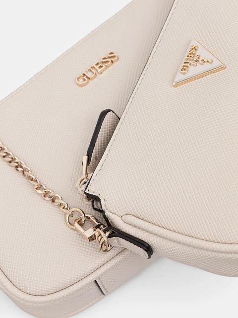Guess torebka NOELLE kolor beżowy HWZG96 72710