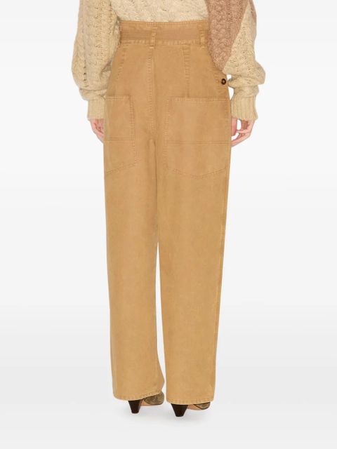 MARANT ÉTOILE Mathilda trousers - Yellow