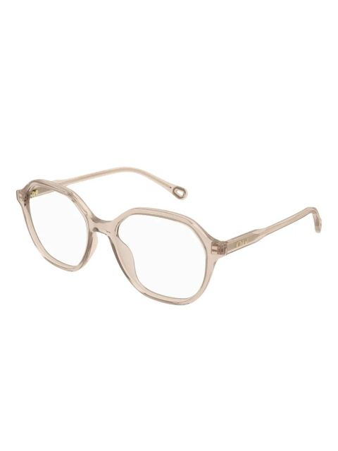Chloé Eyewear round-frame glasses - Pink - zdjęcie produktu nr 2