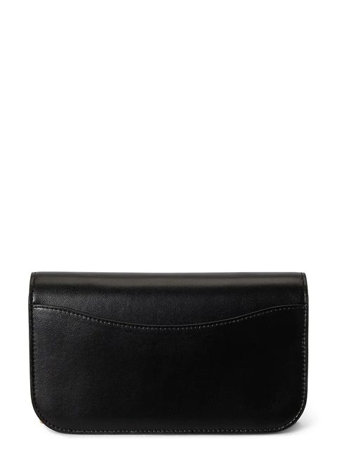 Polo Ralph Lauren portfel skórzany damski kolor czarny 427P04993