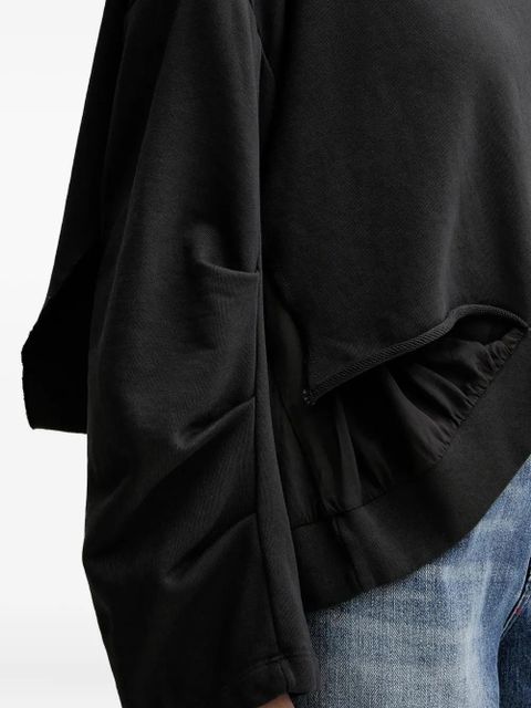 PINKO hooded cut-out top - Black