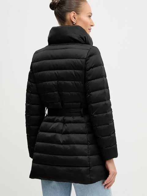 Geox kurtka puchowa BETTANIE kolor czarny przejściowa W5626N T3122