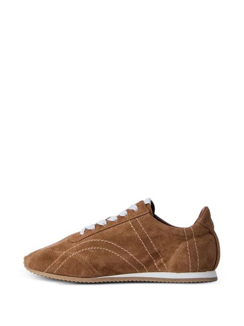 TOTEME Flex lace-up leather sneakers - Brown - zdjęcie produktu nr 1