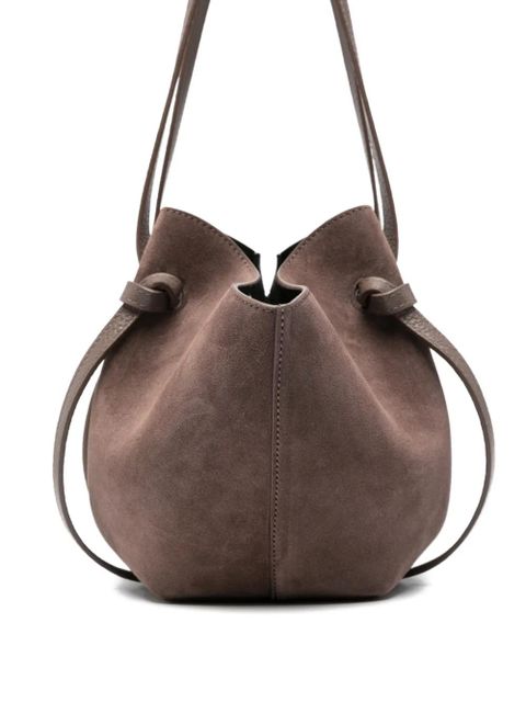 Yuzefi Mochi knot-handle shoulder bag - Brown
