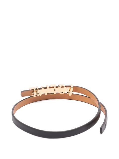 LOEWE logo-plaque bracelet - Black - zdjęcie produktu nr 2
