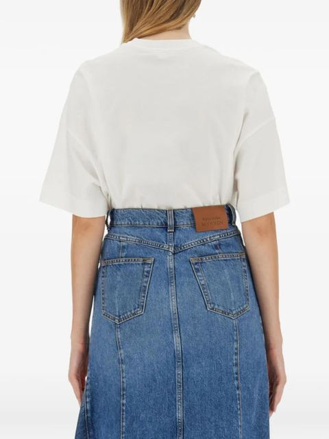 Alexander McQueen Photographic Orchid T-shirt - White