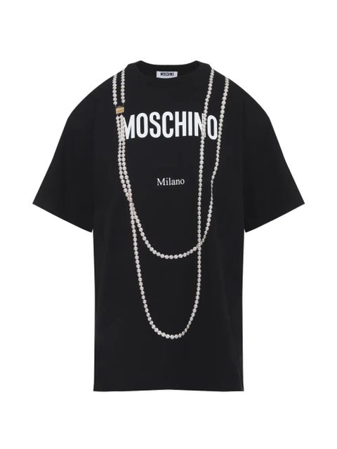 Moschino logo-print T-shirt - Black - zdjęcie produktu nr 1