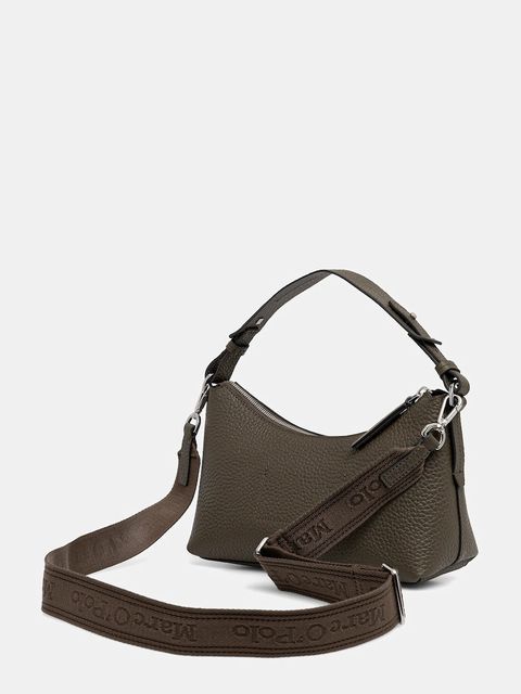 Marc O'Polo torebka skórzana kolor zielony 50819650801109 - zdjęcie produktu nr 2