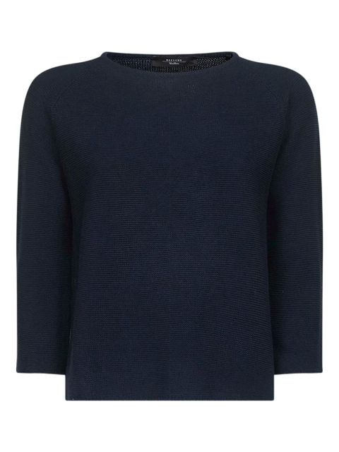 Weekend Max Mara boat-neck sweater - Blue - zdjęcie produktu nr 1