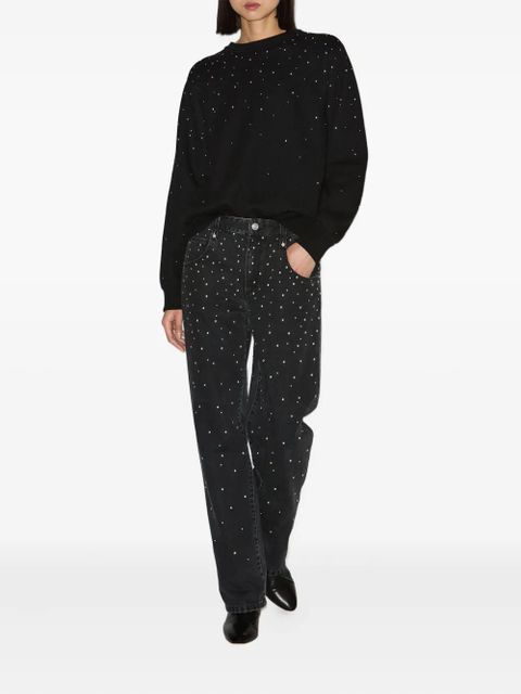 MARANT ÉTOILE Brinsa gradient-studded jeans - Black - zdjęcie produktu nr 2