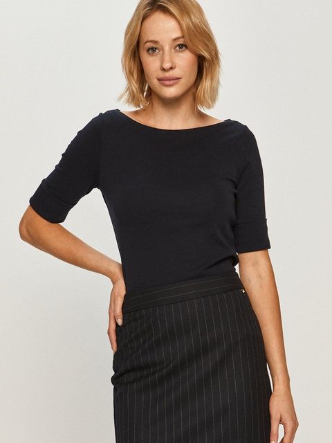 Lauren Ralph Lauren t-shirt 200654963079 damski kolor granatowy