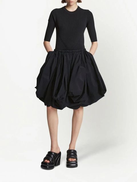 Proenza Schouler drawstring-waist full skirt - Black