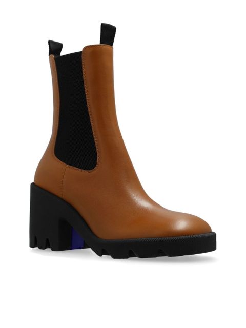 Burberry leather Chelsea boots - Brown - zdjęcie produktu nr 2