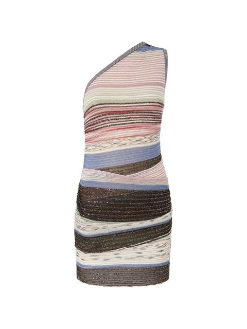 Missoni striped halterneck mini dress - Brown - zdjęcie produktu nr 1