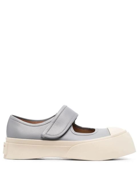 Marni leather Mary Jane sneakers - Grey - zdjęcie produktu nr 1