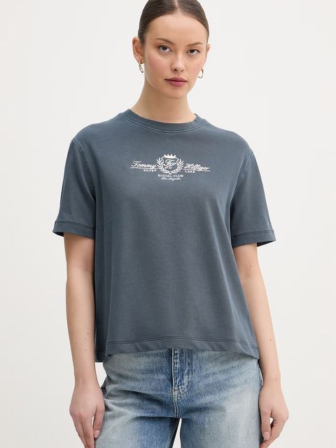 Tommy Hilfiger T-shirt damski bawełniany - zdjęcie produktu nr 1