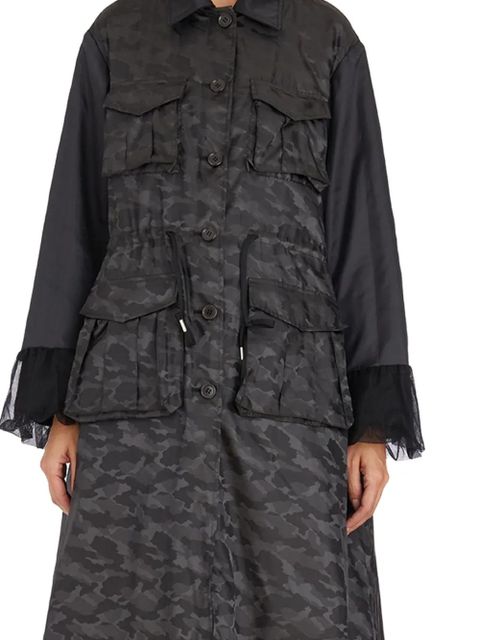 Comme Des Garçons camouflage utility-pocket coat - Black - zdjęcie produktu nr 2