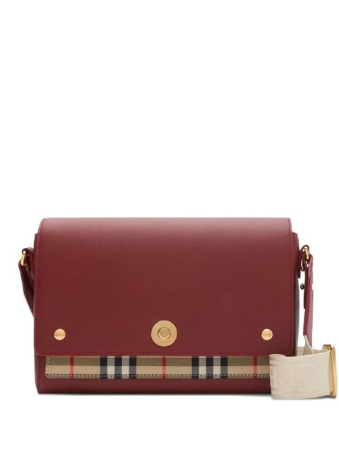 Burberry Note leather cross body bag - Red - zdjęcie produktu nr 1