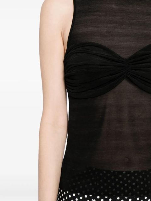 Reformation Rose knit top - Black