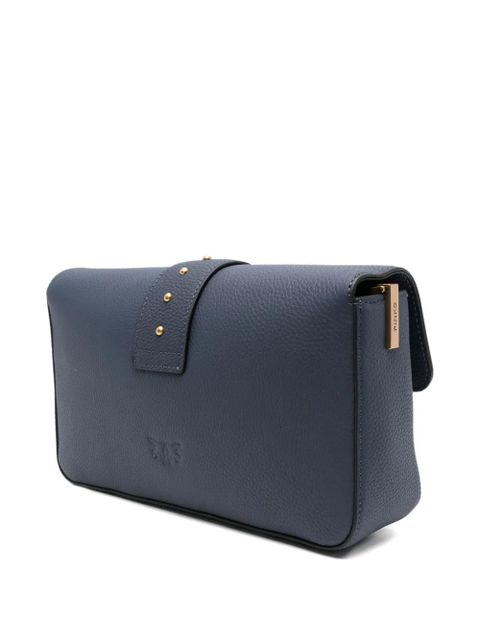PINKO Love Birds leather satchel - Blue