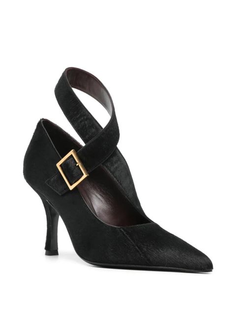 KHAITE buckle heeled pumps - Black