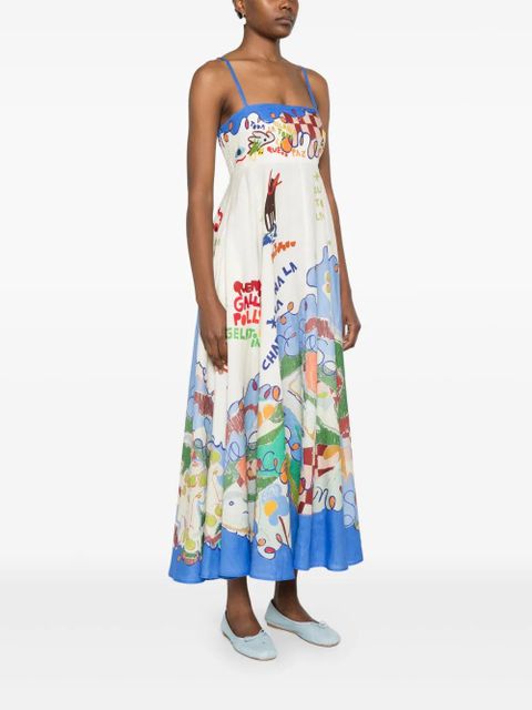 ALEMAIS Nadia maxi dress - Blue - zdjęcie produktu nr 2