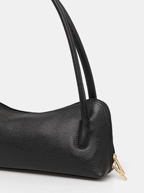 Answear.LAB torebka skórzana kolor czarny