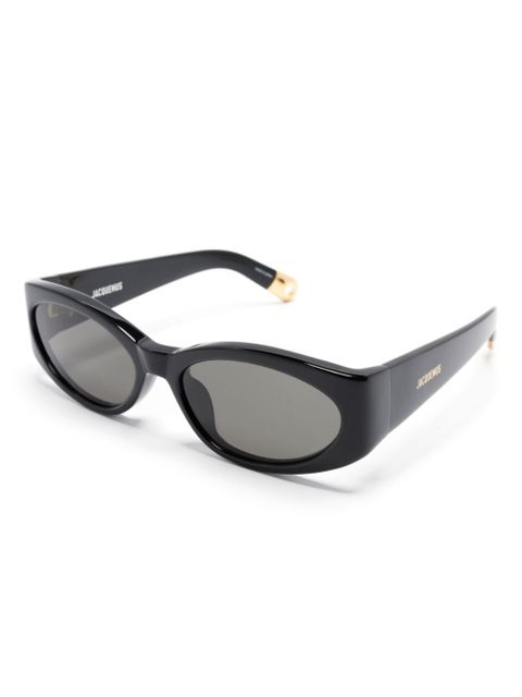 Jacquemus Les Lunettes Ovalo sunglasses - Black - zdjęcie produktu nr 2