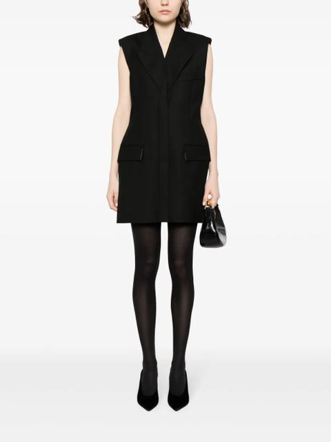 Victoria Beckham sleeveless tailored minidress - Black - zdjęcie produktu nr 2