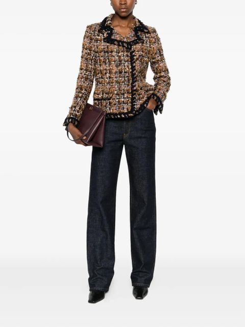 ETRO double-breasted tweed jacket - Black - zdjęcie produktu nr 2