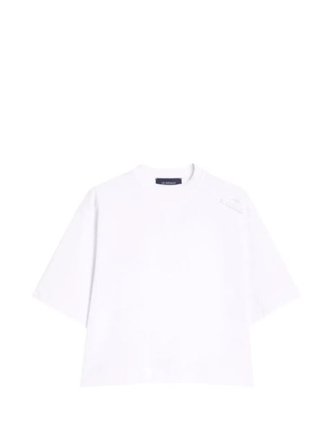 Sportmax neck-detail T-shirt - White - zdjęcie produktu nr 1