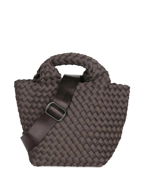 NAGHEDI woven handle tote bag - Brown - zdjęcie produktu nr 1