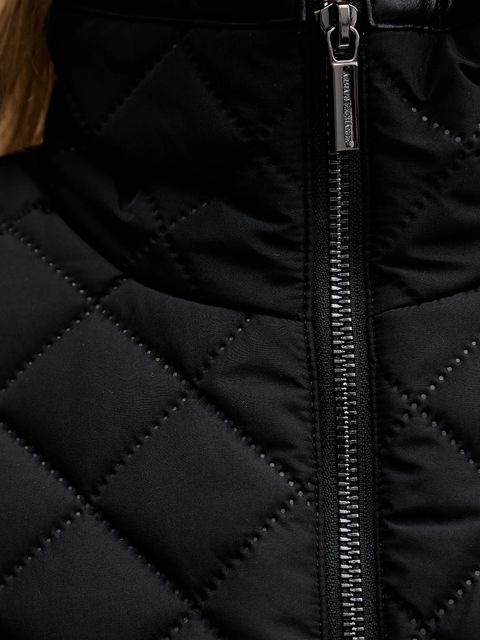 Armani Exchange kurtka kolor czarny przejściowa oversize XW000683 AF16200