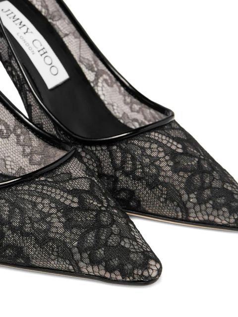 Jimmy Choo 85mm Romy pointed-toe pumps - Black