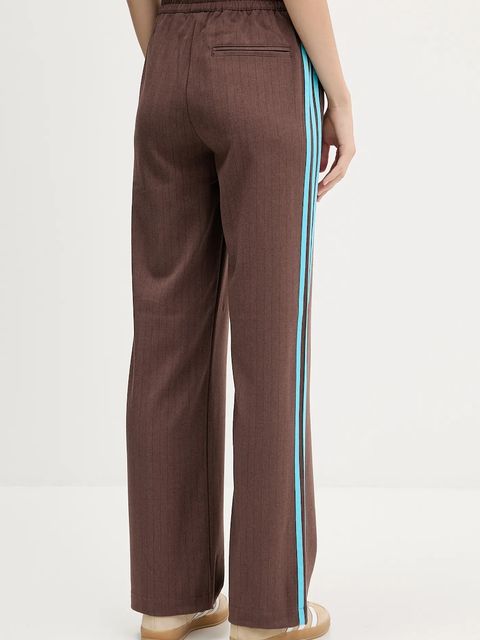 adidas Originals spodnie dresowe Tailored Pants kolor brązowy wzorzyste JX5308