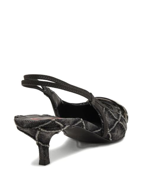 Diesel 40mm D-Venus SB heeled pumps - Black