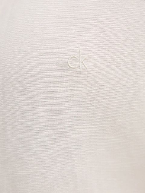 Calvin Klein koszula z domieszką lnu