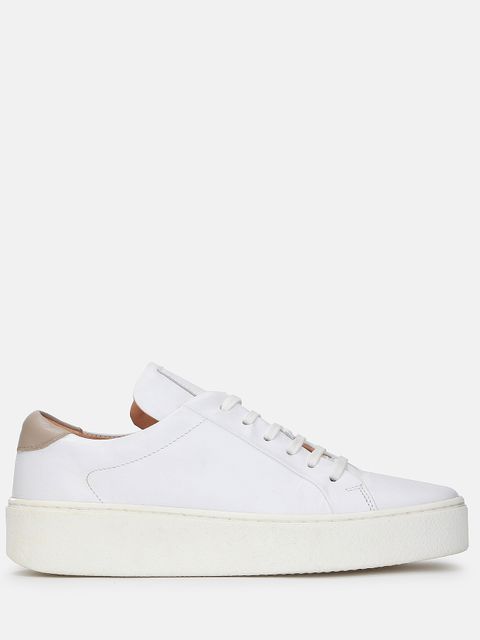 Biało beżowe sneakersy damskie kazar x kasia