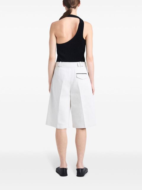 Proenza Schouler pleated knee-length shorts - White