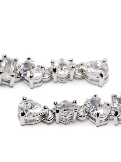 Maje crystal-embellished earrings - Silver