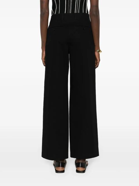 TOTEME wide-leg twill trousers - Black - zdjęcie produktu nr 2