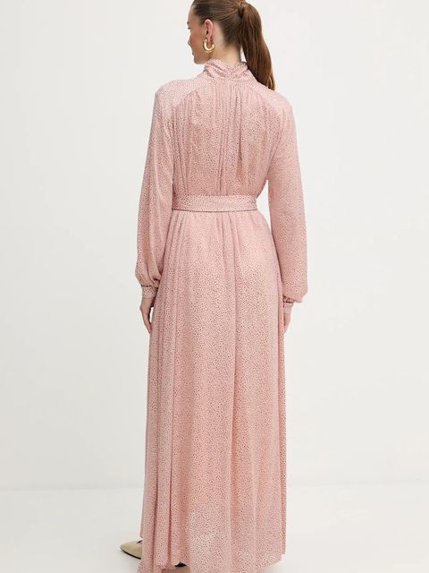 Forte Forte sukienka kolor różowy maxi prosta 14122.my.dress