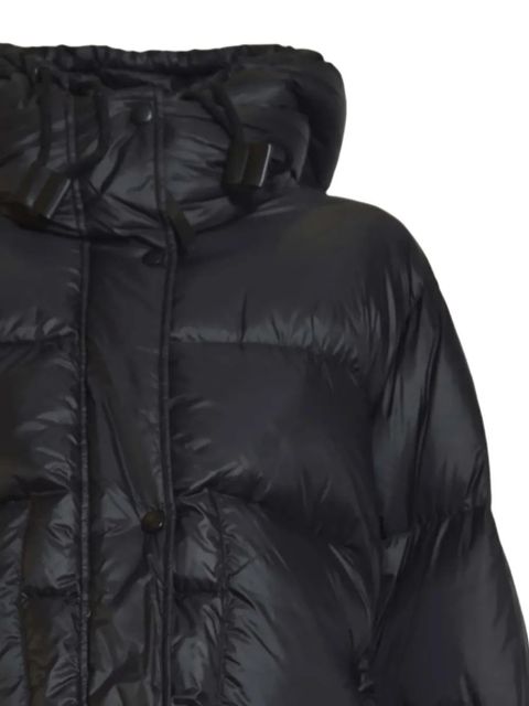 SOLOTRE hooded puffer jacket - Black