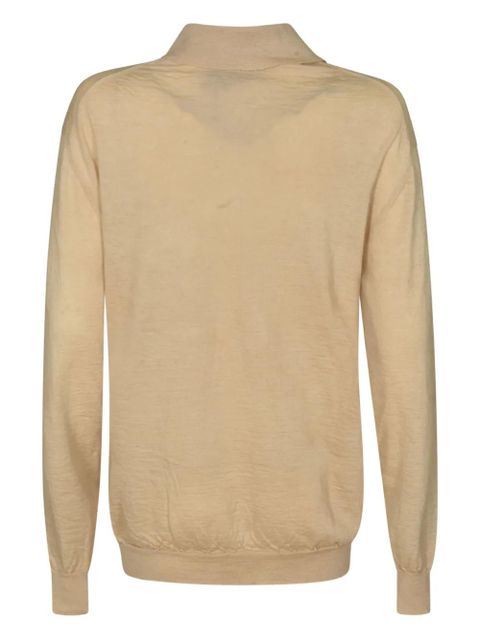 Miu Miu long-sleeves polo shirt - ALBINO - zdjęcie produktu nr 2