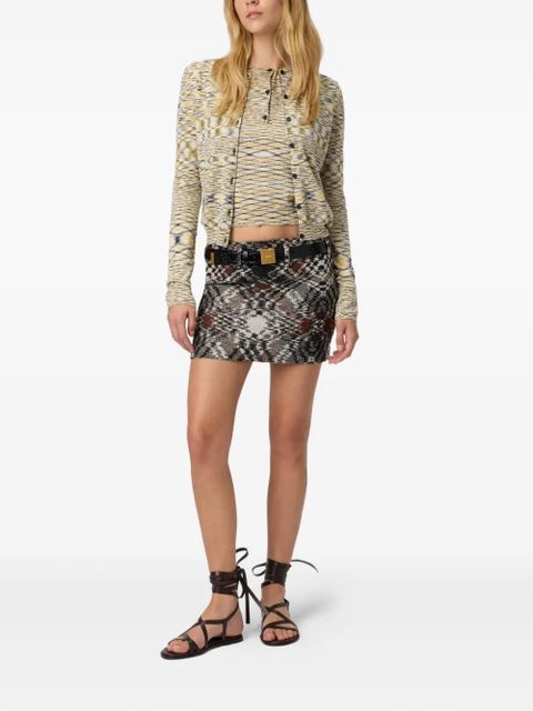 Missoni patterned wool-blend cardigan - Yellow - zdjęcie produktu nr 2