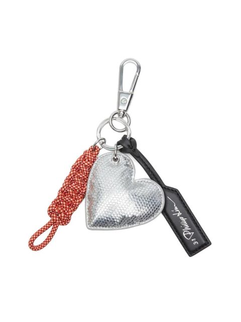 3.1 Phillip Lim heart braid keyring - Silver - zdjęcie produktu nr 2