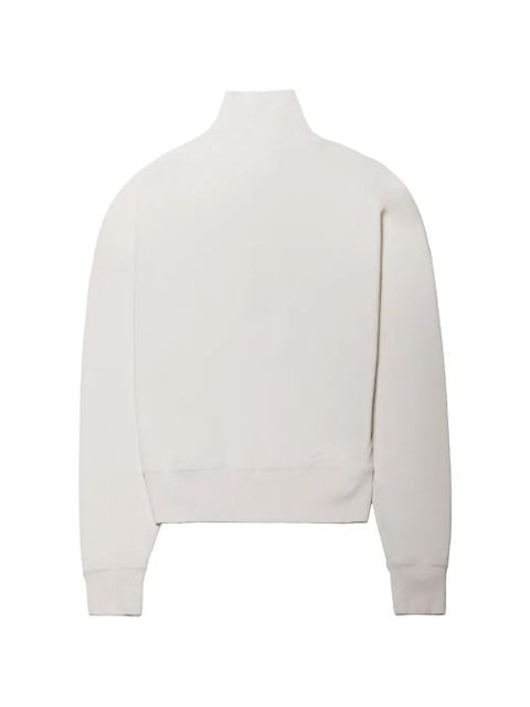 MARANT ÉTOILE Ross logo-print quarter-zip sweater - Neutrals - zdjęcie produktu nr 2
