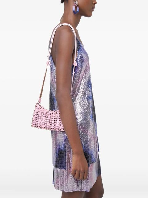 Rabanne chainmail-effect shoulder bag - Pink